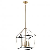 Kichler 52626CPZ - Eisley 21.25 Inch 4 Light Foyer Pendant in Champagne Bronze and Black
