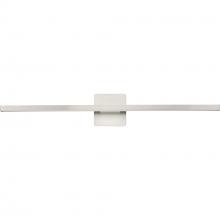 Progress P300450-009-CS - Phase 5 Collection 32 in. Brushed Nickel Slim Modern 3CCT Integrated LED Linear Vanity Light