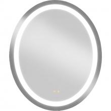 Progress P300469-030-CS - Captarent Collection 30in. x 36 in. Oval Illuminated Integrated LED White Color