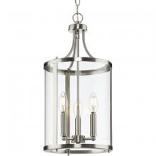 Progress P500390-009 - Gilliam Collection Three-Light Brushed Nickel New Traditional Hall & Foyer