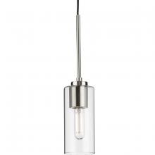 Progress P500403-009 - Cofield Collection One-Light Brushed Nickel Transitional Pendant