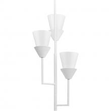 Progress P500445-197 - Pinellas Collection Three-Light White Plaster Contemporary Pendant