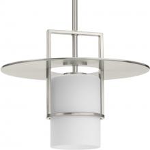 Progress P500446-009 - Mystic Collection One-Light Brushed Nickel Contemporary Pendant