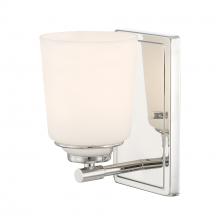 Designers Fountain D291M-WS-PN - Stella 8 in. 1-Light Polished Nickel Modern Wall Sconce Light