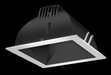 RAB Lighting NDLED6SD-80YN-B-S - Recessed Downlights, 20 lumens, NDLED6SD, 6 inch square, universal dimming, 80 degree beam spread,