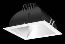 RAB Lighting NDLED6SD-50N-M-W - Recessed Downlights, 20 lumens, NDLED6SD, 6 inch square, universal dimming, 50 degree beam spread,