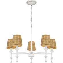 Quoizel FLA5026AWH - Flannery Chandelier