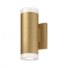 Kuzco Lighting Inc 601432BG-LED - Norfolk 8-in Brushed Gold LED Wall Sconce