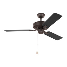 Visual Comfort & Co. Fan Collection 3LD48BZ - Linden 48'' traditional indoor bronze ceiling fan with reversible motor