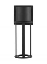 Visual Comfort & Co. Studio Collection 8545893S-12 - Union modern LED outdoor exterior small open cage wall lantern in black finish