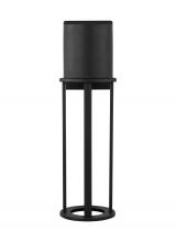 Visual Comfort & Co. Studio Collection 8745893S-12 - Union modern LED outdoor exterior open cage large wall lantern in black finish