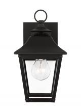 Visual Comfort & Co. Studio Collection OL14401TXB - Galena Traditional 1-Light Outdoor Exterior Extra Small Lantern Sconce Light