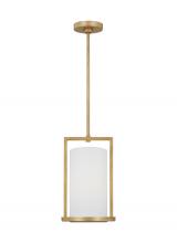 Visual Comfort & Co. Studio Collection TFP1001CGD - Sherwood Casual 1-Light Indoor Dimmable Small Pendant Ceiling Hanging Chandelier Light