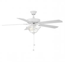 Savoy House Meridian M2019WHRV - 52" 2-Light Ceiling Fan in Bisque White