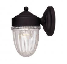 Savoy House Meridian M50060TB - 1-Light Outdoor Wall Lantern in Textured Black