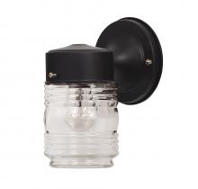 Savoy House Meridian M50063BK - 1-Light Outdoor Wall Lantern in Black