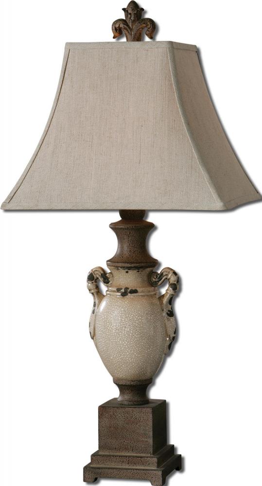 Uttermost Francavilla Ivory Table Lamp, Old World Style Table Lamps