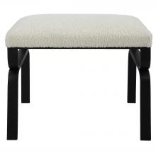 Uttermost 23749 - Uttermost Diverge White Shearling Small Bench