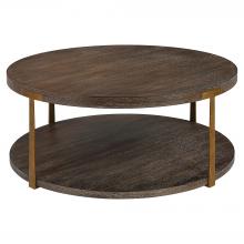 Uttermost 25555 - Uttermost Palisade Round Wood Coffee Table
