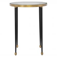 Uttermost 22965 - Uttermost Stiletto Antique Gold Side Table