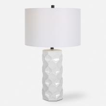 Uttermost 30181-1 - Uttermost Honeycomb White Table Lamp