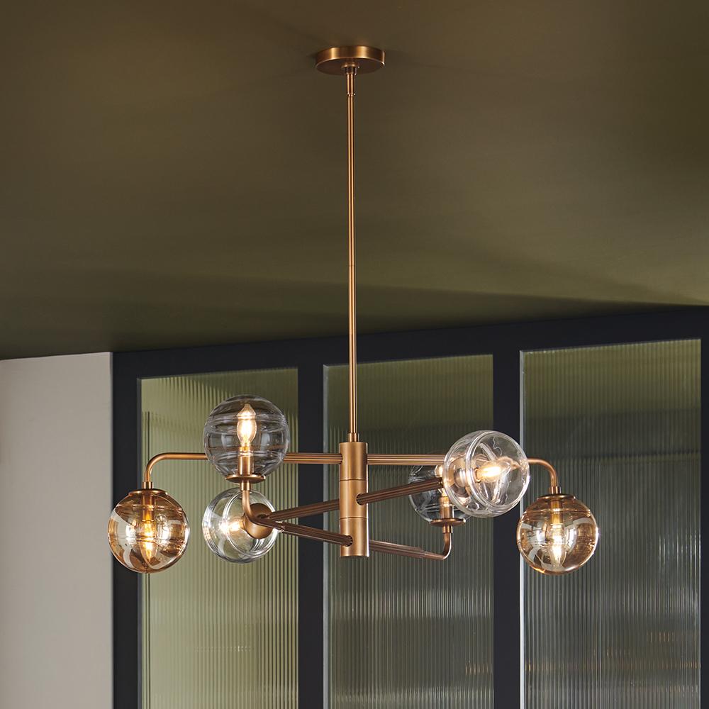 Large Adjustable Single Tier Chandelier : Y4AK | Hunzicker